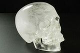 Realistic, Polished Clear Quartz Crystal Skull - Madagascar #378601-1